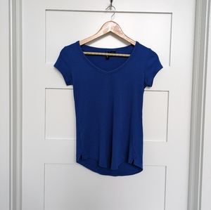 Cynthia Rowley V Neck Short Sleeve Top - XS